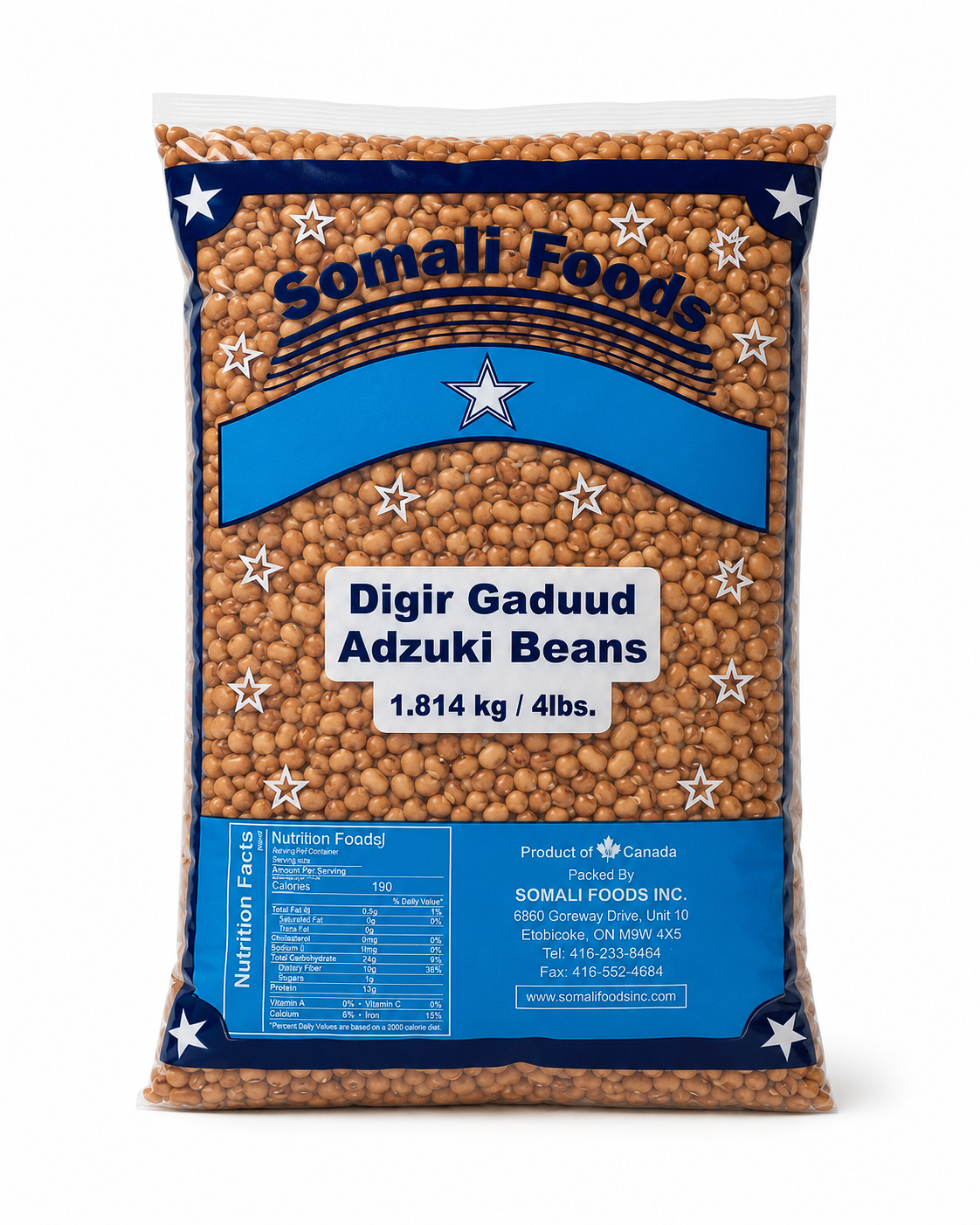 SomCan Adzuki Beans(Digir) 4lb