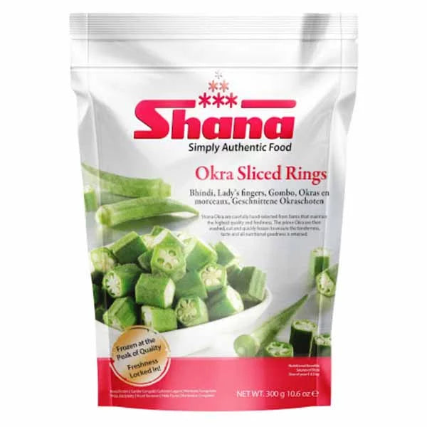 Shana Okra Sliced Rings 300g