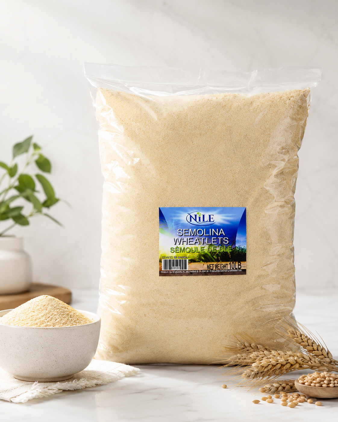 Nile Semolina Wheatlets 10Lb